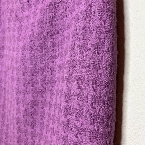 Dana Buchman Purple Wool Pencil Skirt Knee-Length Work Size 12 - Picture 3 of 7